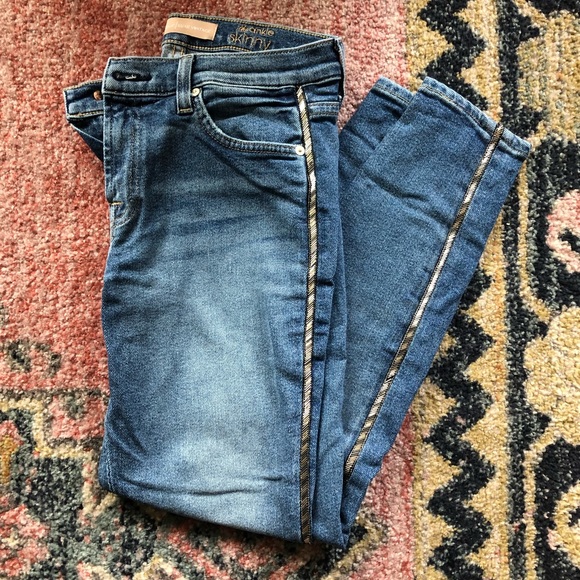 7 For All Mankind Denim - 7 for all Mankind Beaded Ankle Skinny